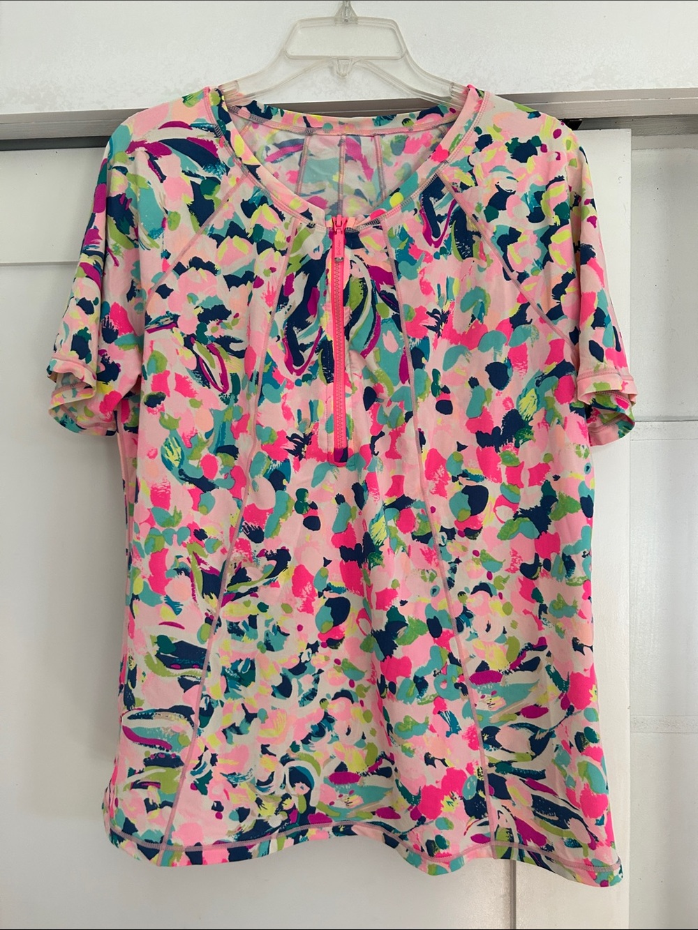 Lilly Pulitzer Kalani Sunguard Short Sleeve Rashguard Top